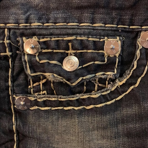 True Religion Men’s Super T Straight Jeans - Picture 5 of 8